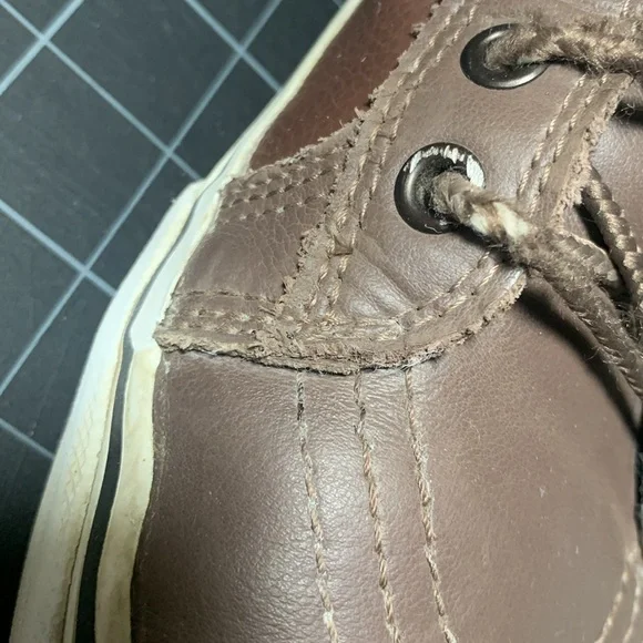 Men’s Vans Off The Wall, leather high top, size 11 - Picture 6 of 13